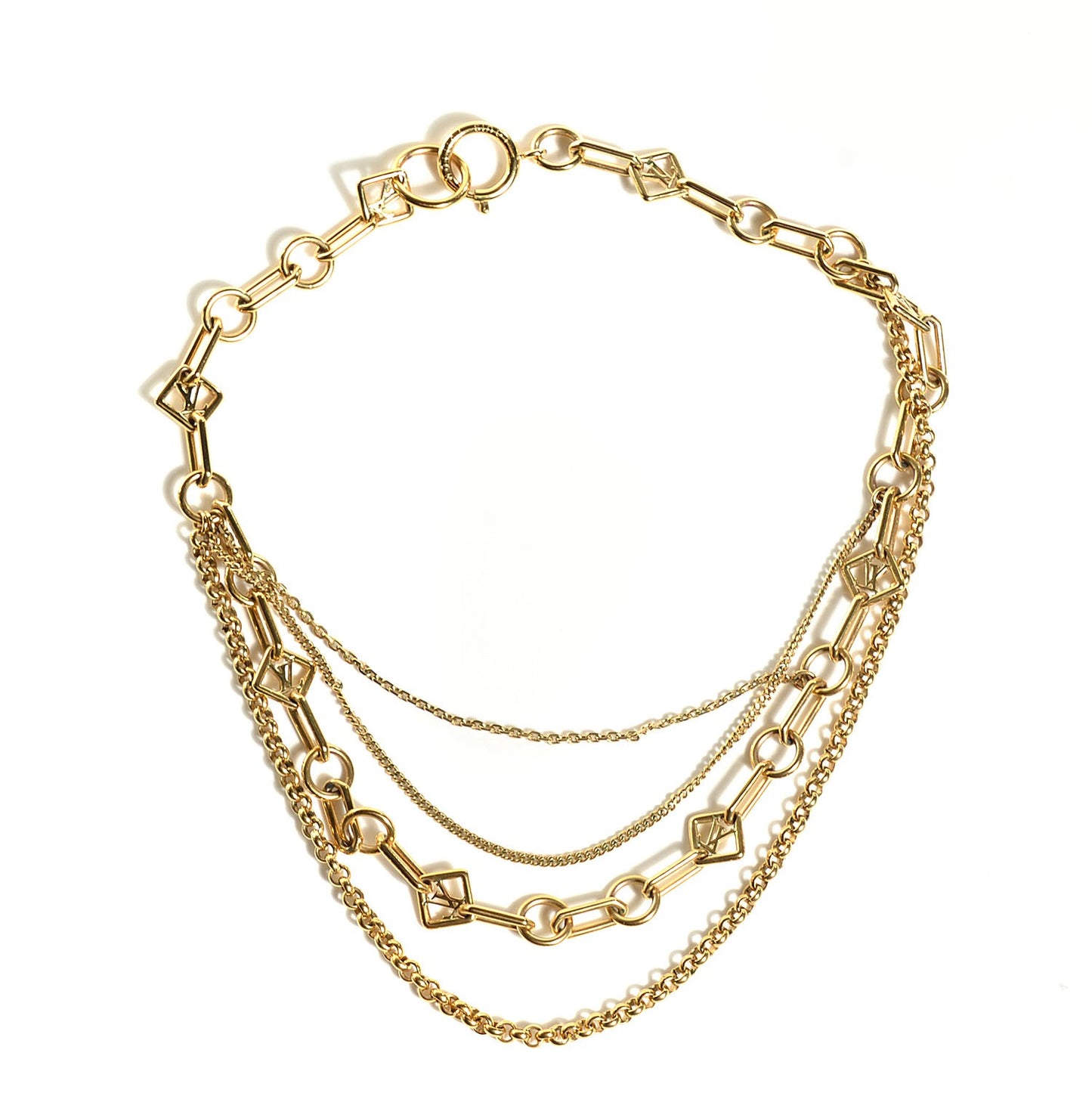 Collier Vegas Chain Necklace Gold