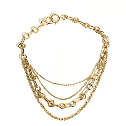 Louis Vuitton Collier Vegas Chain Necklace Gold 1 of 5