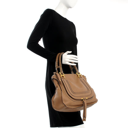 Chloe Calfskin Medium Marcie Satchel Nut 2 of 9