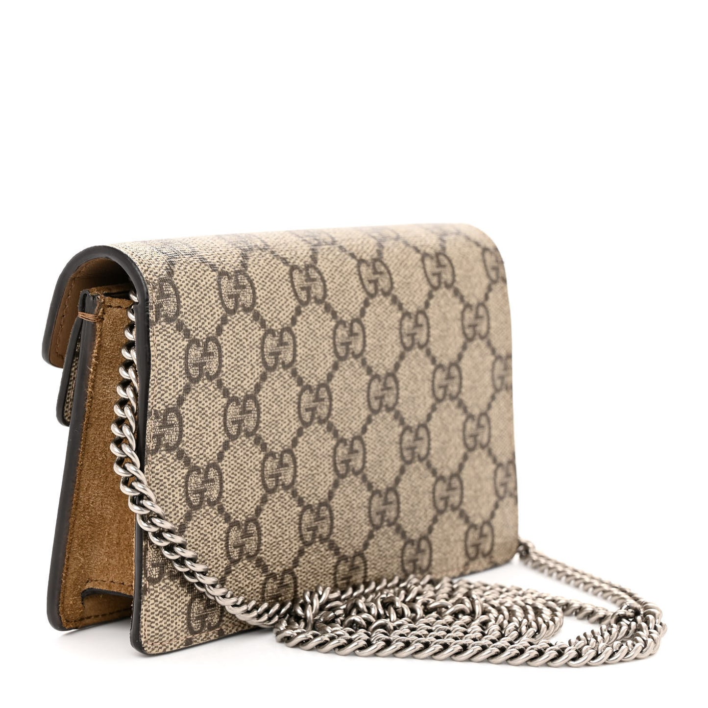 GG Supreme Monogram Super Mini Dionysus Shoulder Bag Taupe