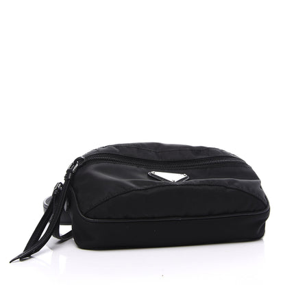Prada Tessuto Nylon Saffiano Belt Bag Blue 4 of 9