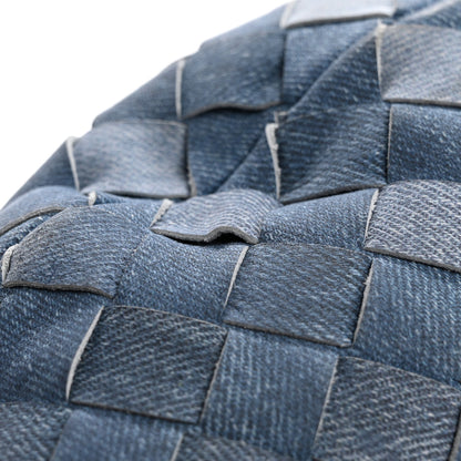 Bottega Veneta Nappa Denim Effect Intrecciato Teen Jodie Hobo Denim 12 of 12