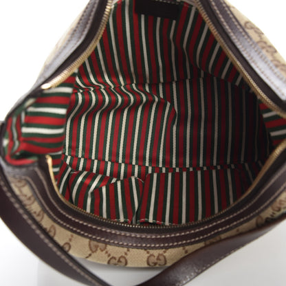 Gucci Monogram Medium Britt Hobo Dark Brown 5 of 10