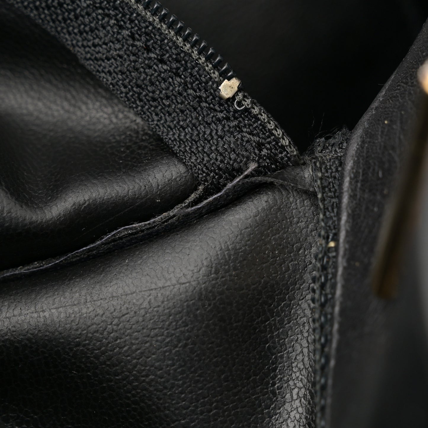 Lambskin Quilted Shopping Tote Black