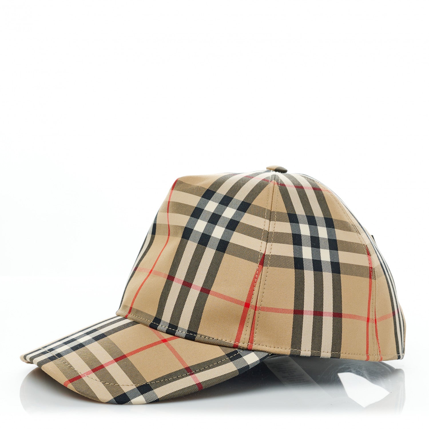 Burberry Technical Cotton Giant Check Baseball Cap L 1 of 8