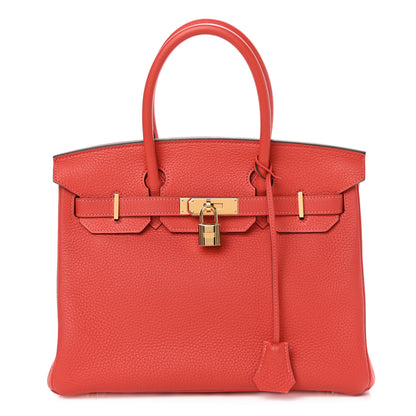 Hermes Togo Birkin 30 Rouge Pivoine 1 of 16