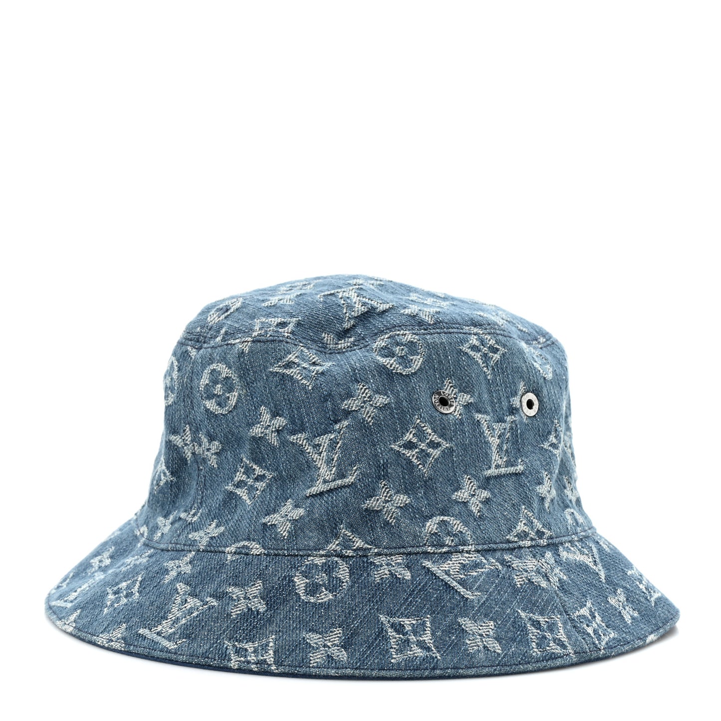 Monogram Denim Transformable Bob Bucket Hat Blue