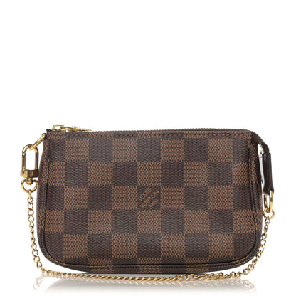 Louis Vuitton Damier Ebene Mini Pochette Accessories 1 of 7