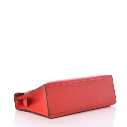 Hermes Swift Kelly Pochette Clutch Rouge Tomate 5 of 26