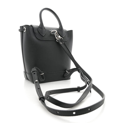 Louis Vuitton Calfskin Lockme Mini Backpack Black 3 of 11