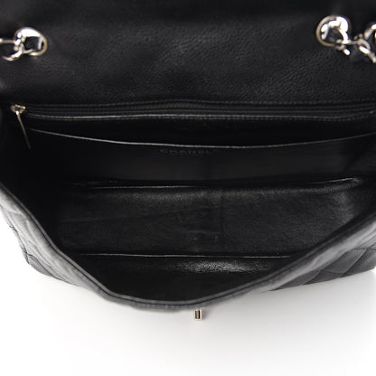 Chanel Caviar Quilted Jumbo Single Flap Black 4 of 9
