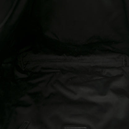 Saint Laurent Lambskin Quilted Maxi Icare Shopping Tote Black 7 of 12