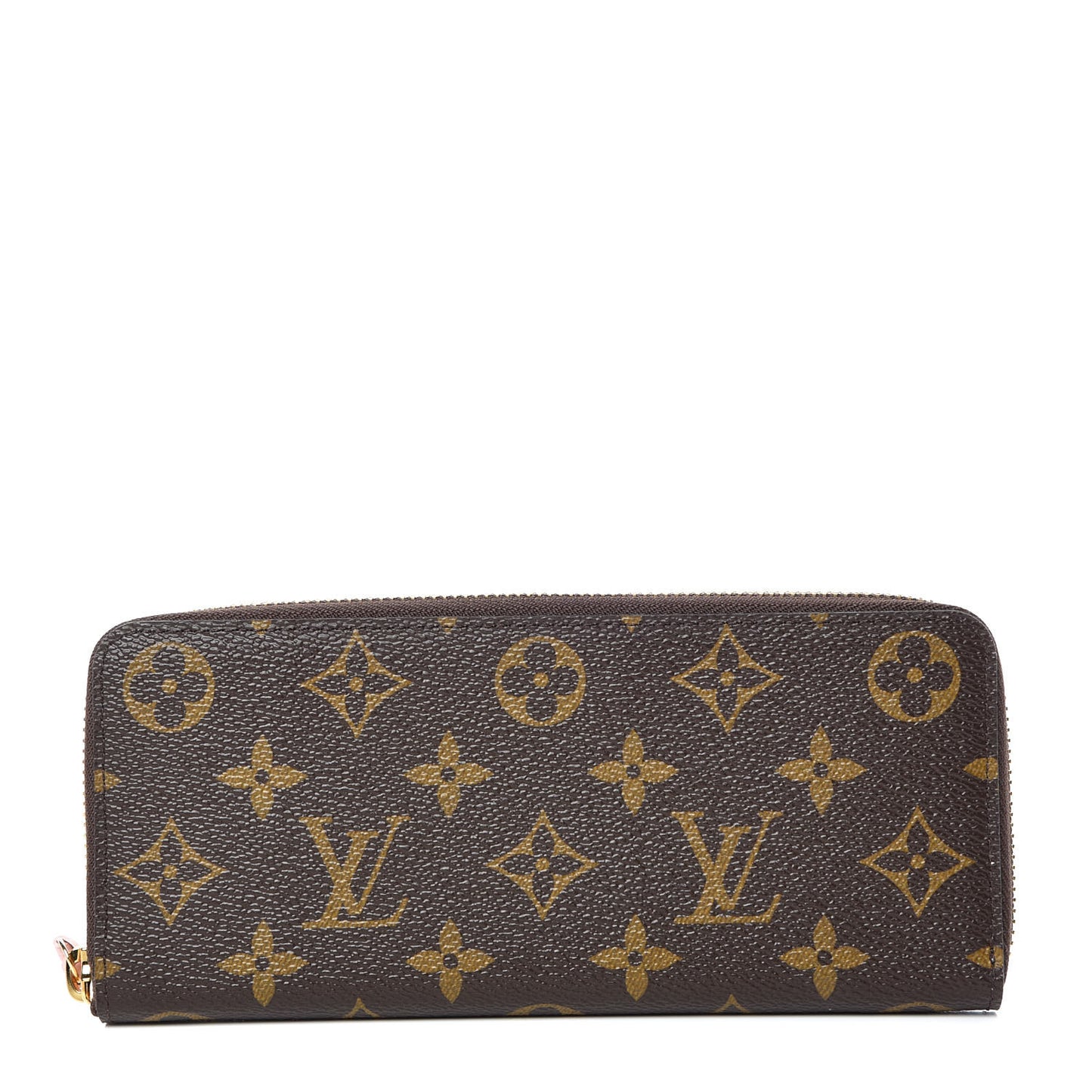 Monogram Clemence Wallet Rose Ballerine