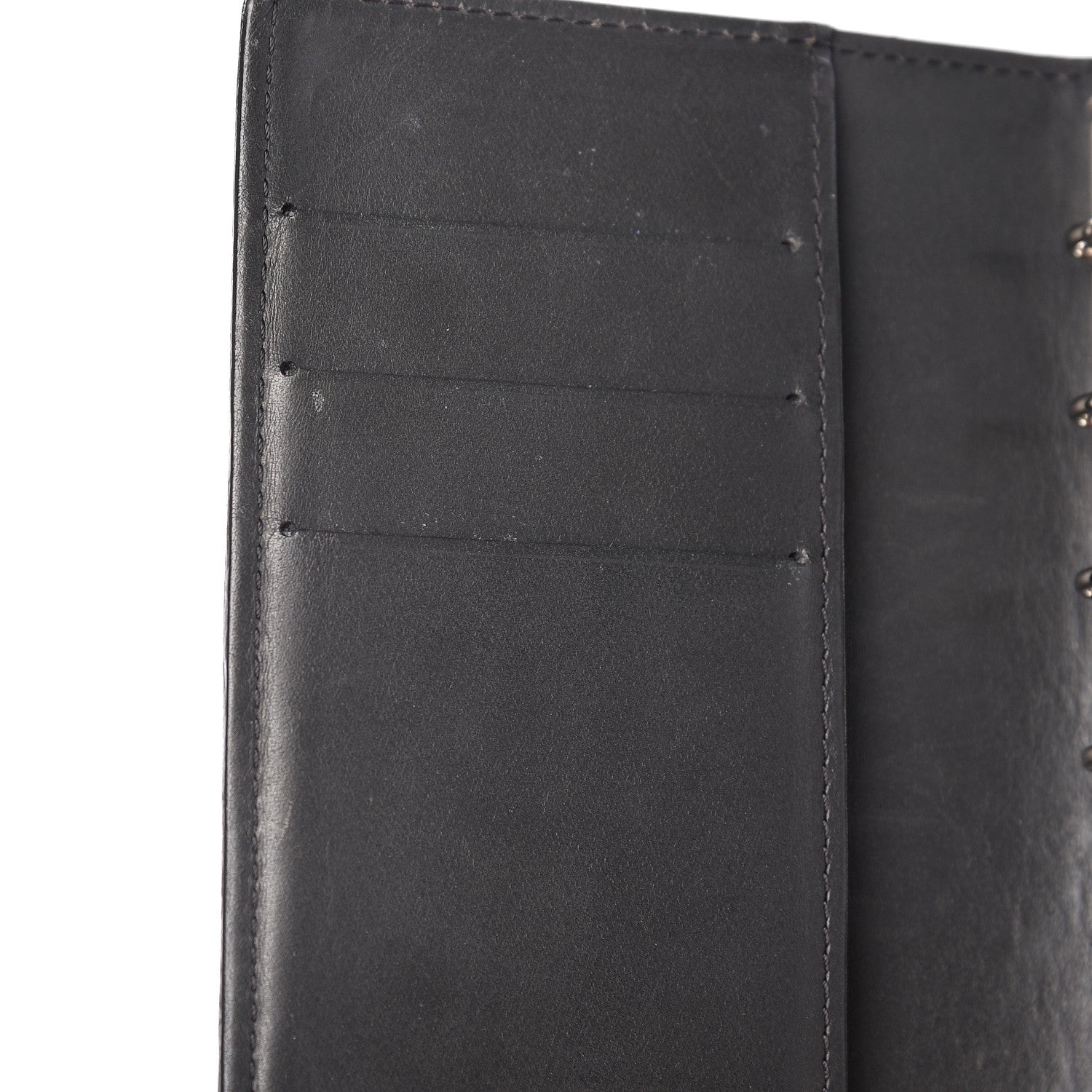 Louis Vuitton Mat Monogram Small Ring Agenda Cover Black 7 of 13