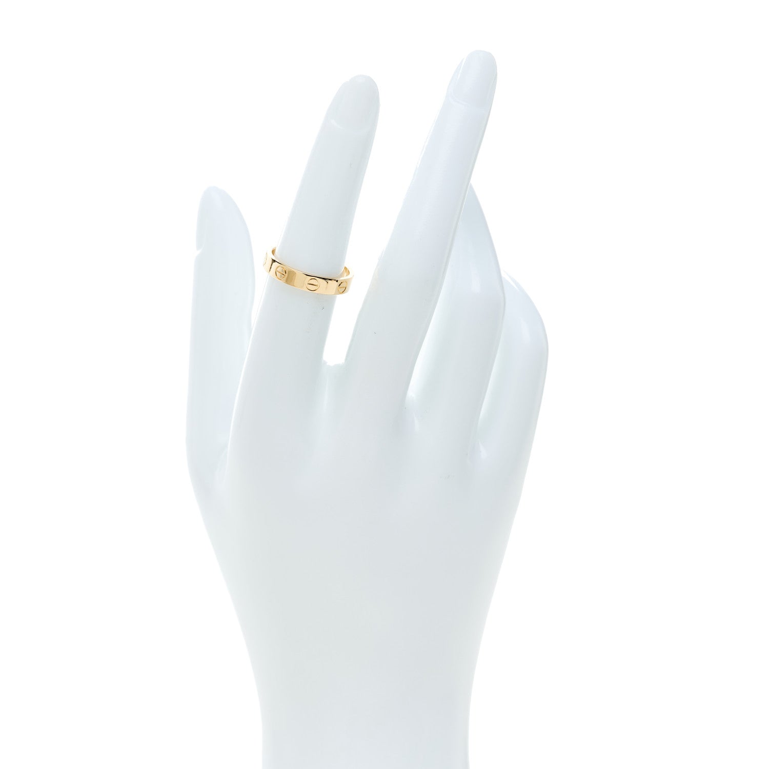 Cartier 18K Yellow Gold 3.5mm LOVE Wedding Band Ring 52 6 2 of 5