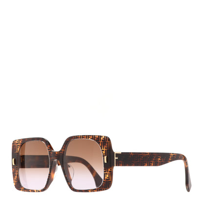 Fendi Acetate Fendi Bold Sunglasses FE40036U Havana Black 1 of 8