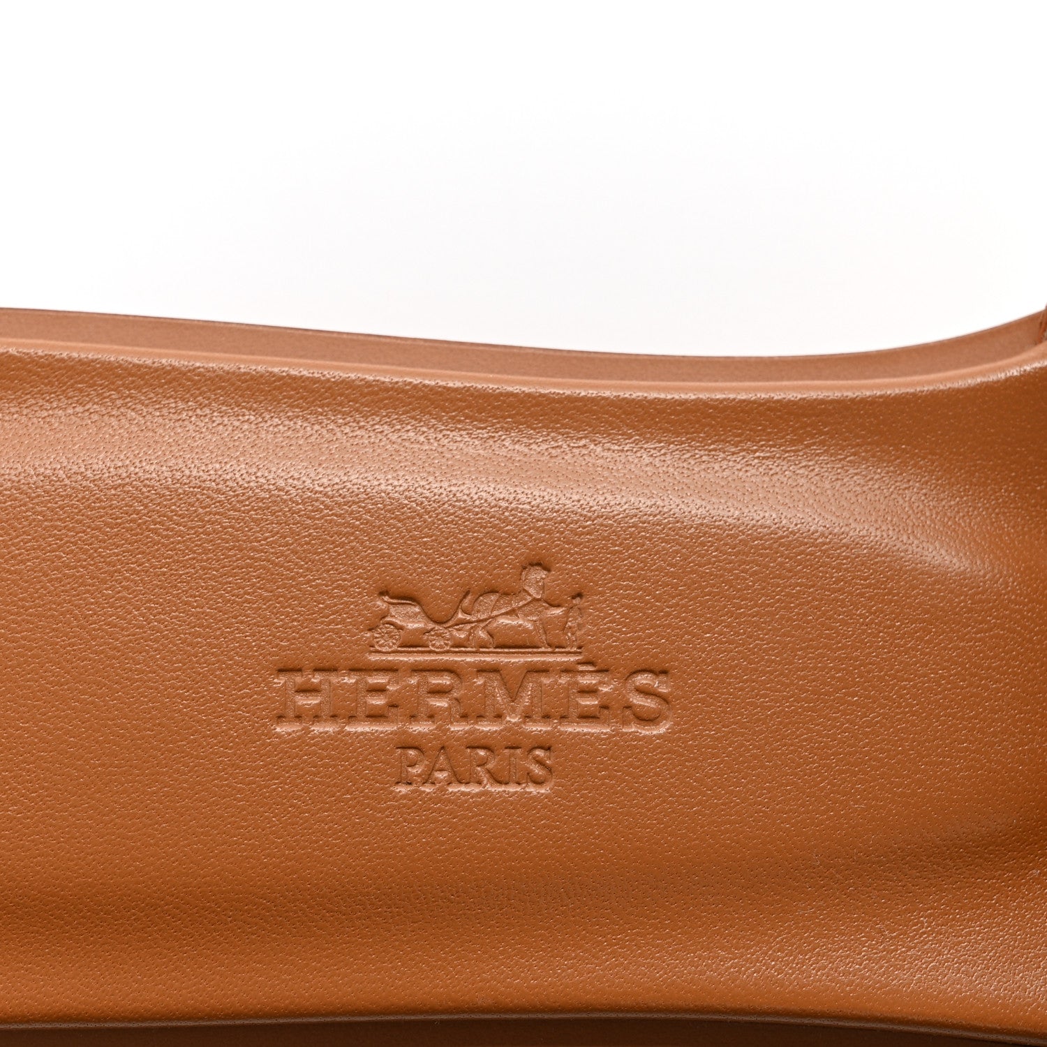 Hermes Ostrich Oran Sandals 35 Naturel 6 of 10