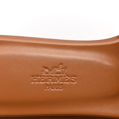 Hermes Ostrich Oran Sandals 35 Naturel 6 of 10