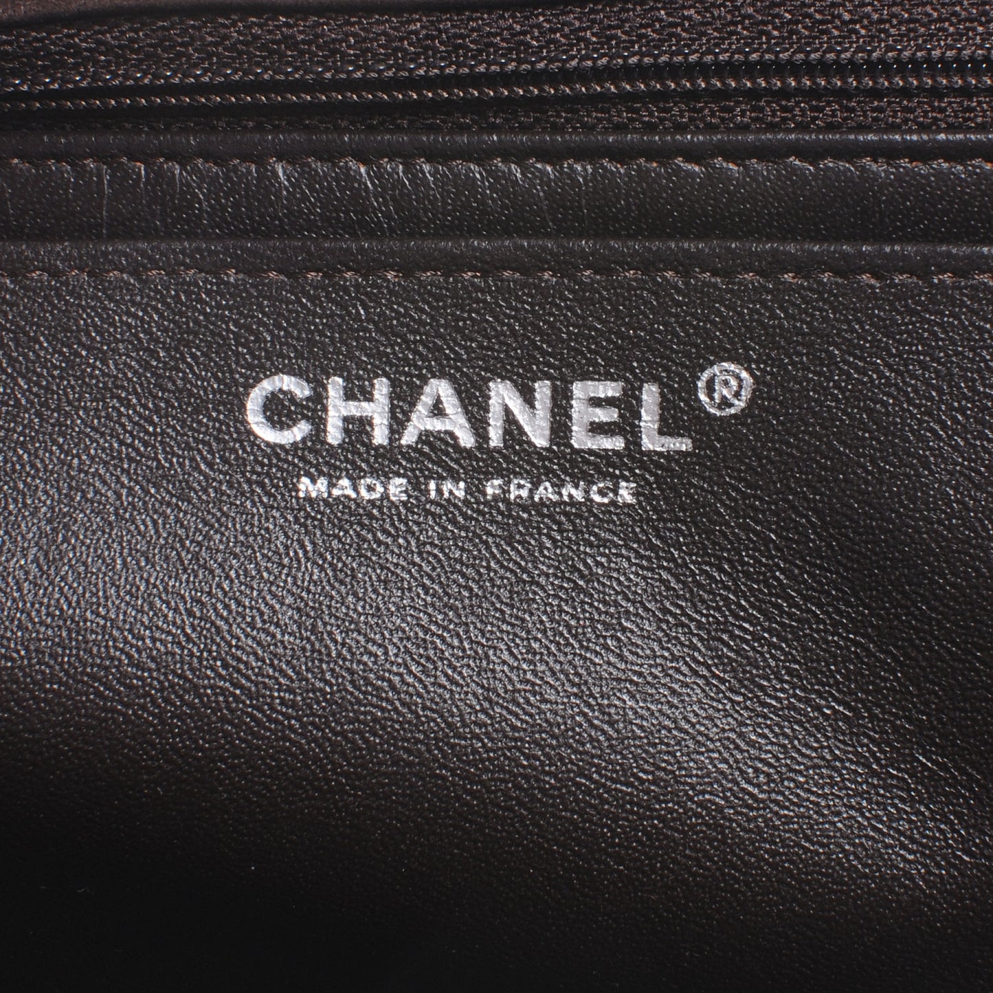 Lambskin Hybrid Reissue Jumbo Flap Dark Brown