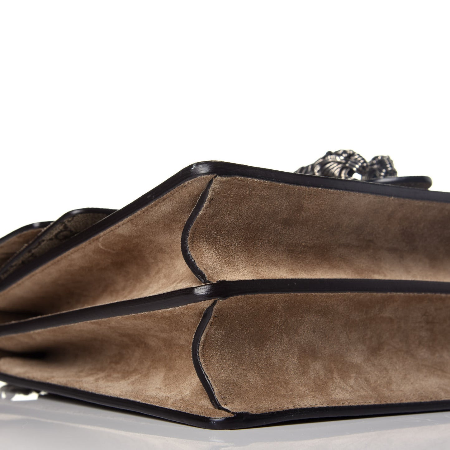 GG Supreme Monogram Medium Dionysus Shoulder Bag Taupe