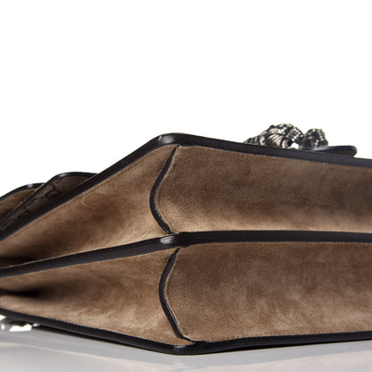 Gucci GG Supreme Monogram Medium Dionysus Shoulder Bag Taupe 9 of 10