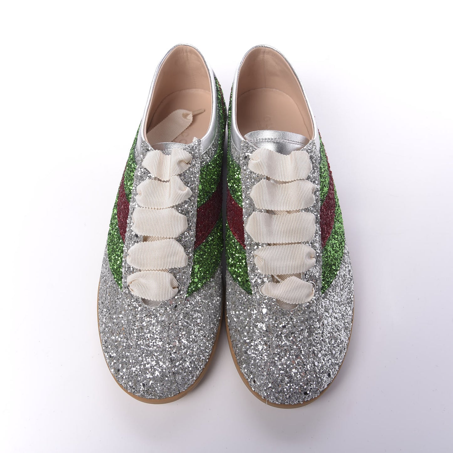 Glitter Fabric Web Mens Falacer Sneakers 9 Silver
