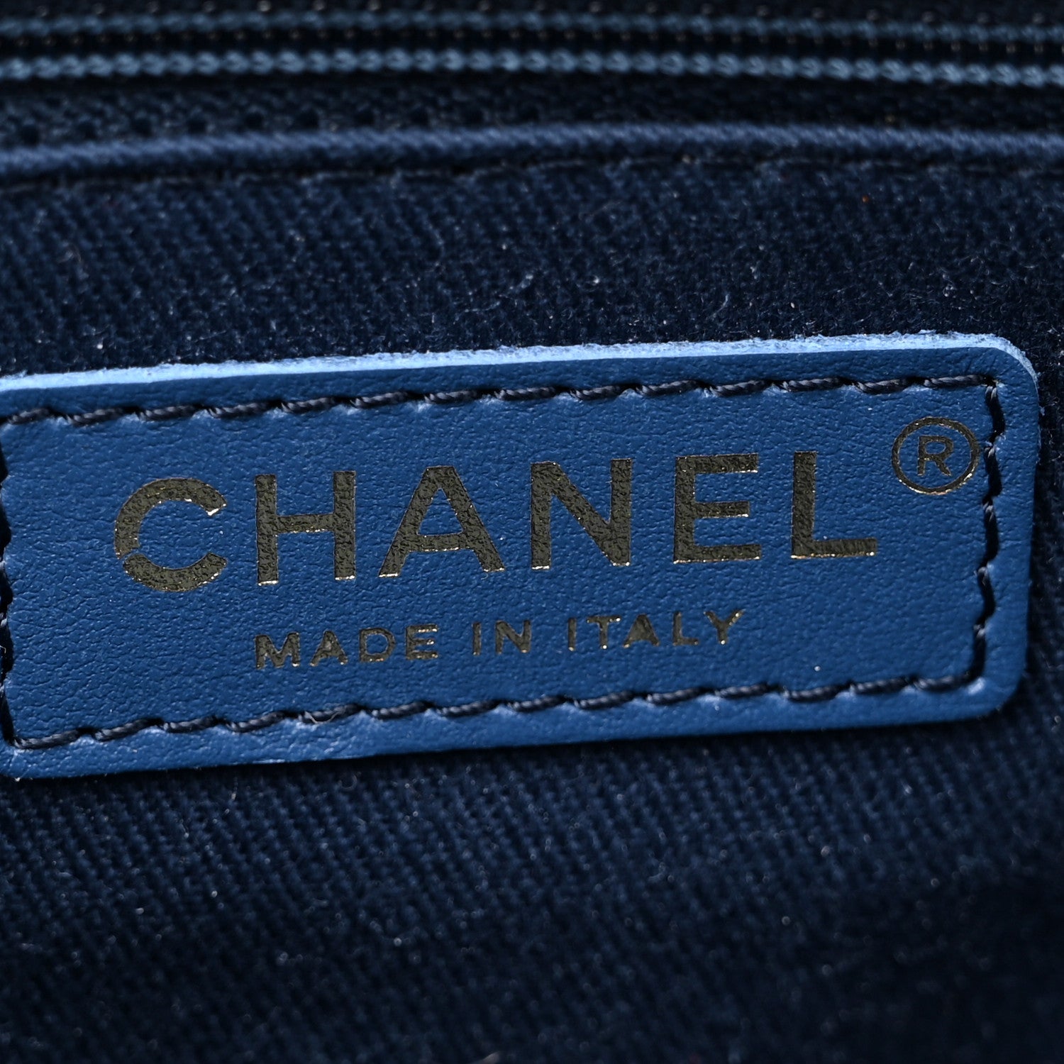 Chanel Denim Quilted Medium Denim Trip Single Flap Blue 6 of 10