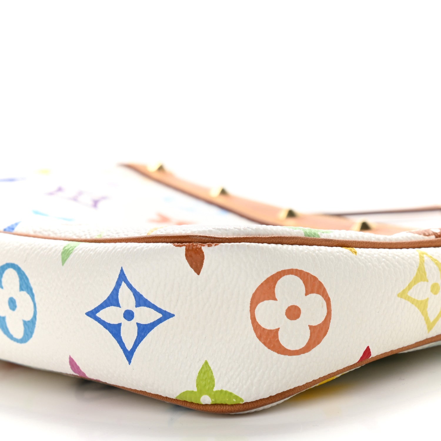 Louis Vuitton Monogram Multicolor Pochette Accessories White 9 of 9