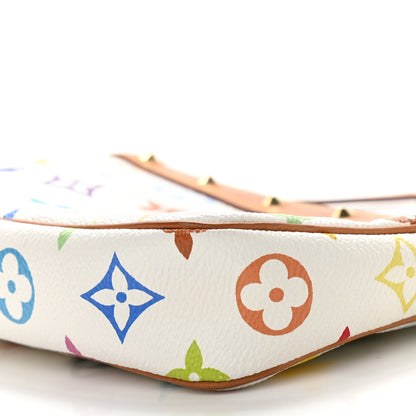 Louis Vuitton Monogram Multicolor Pochette Accessories White 9 of 9