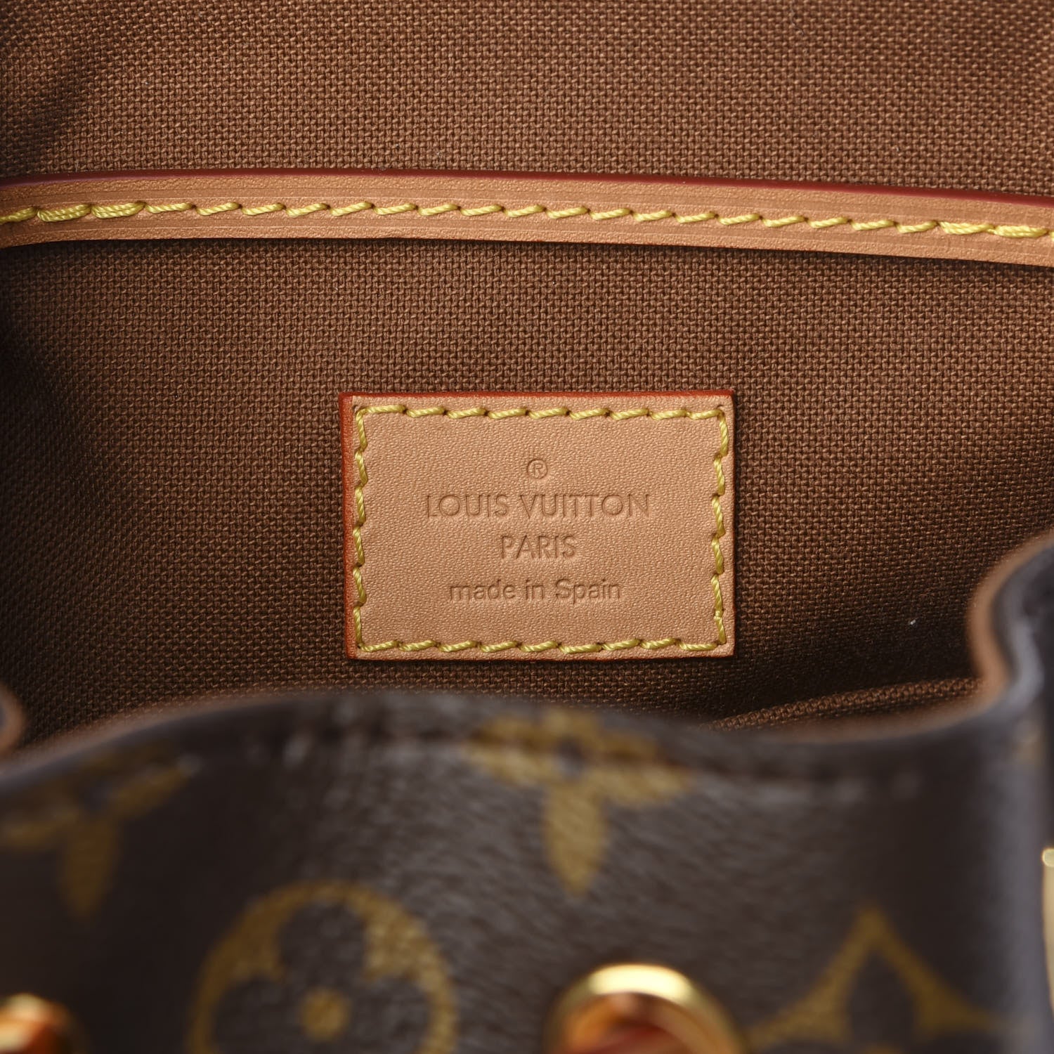 Louis Vuitton Monogram Montsouris BB Backpack Natural 5 of 9