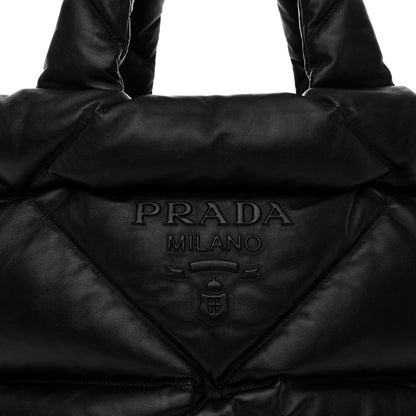 Prada Nappa Padded System Tote Bag Black 7 of 9