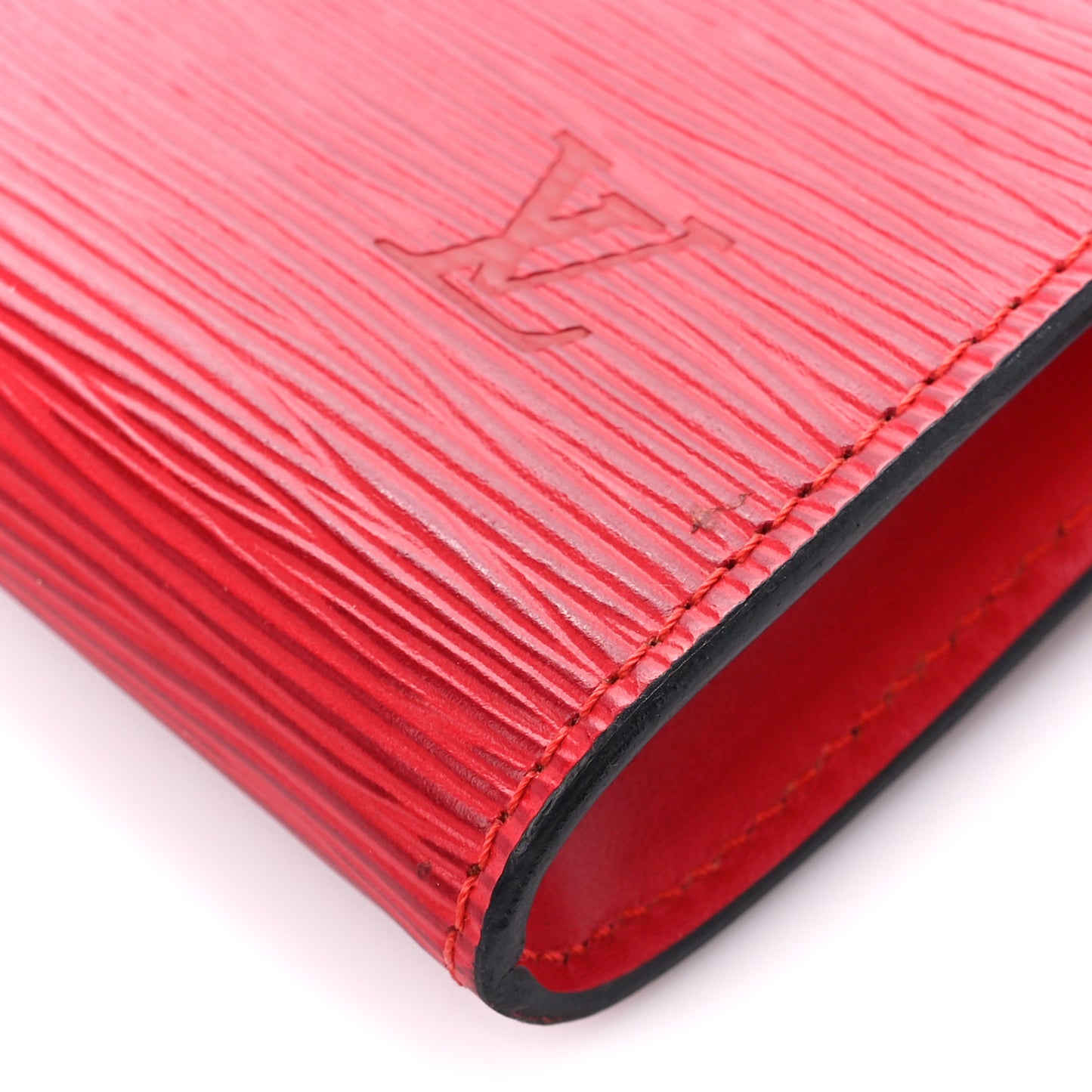 Epi Pochette Accessories 21 Castillan Red