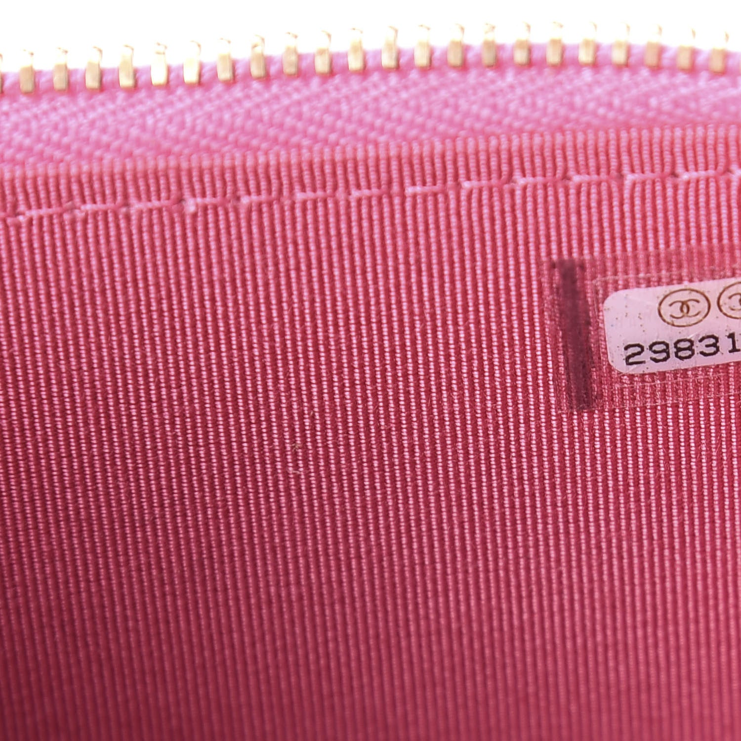 Chanel Caviar Quilted Mini Vanity Case With Chain Pink 7 of 9