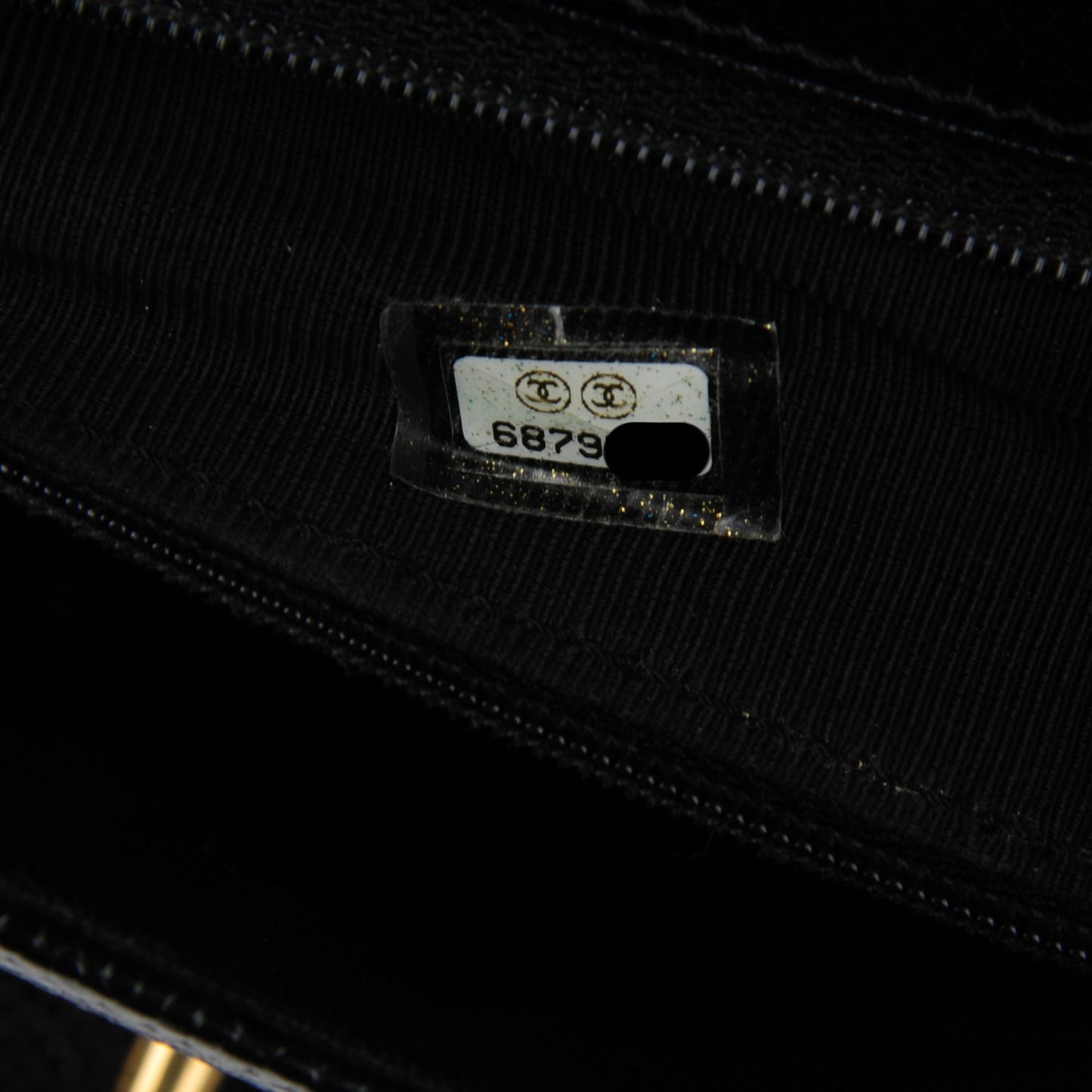 Caviar Quilted Single Flap Black