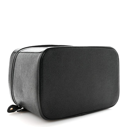 Chanel Caviar CC Vanity Train Case Black 4 of 10