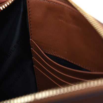 Burberry Haymarket Check Peyton Crossbody Clutch Bag Toffee 10 of 20