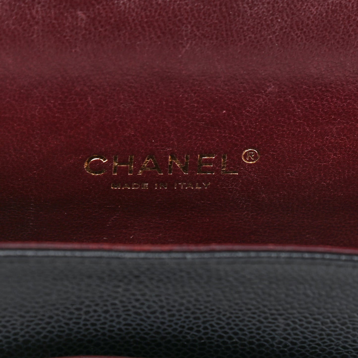 Caviar Quilted Maxi Double Flap Black