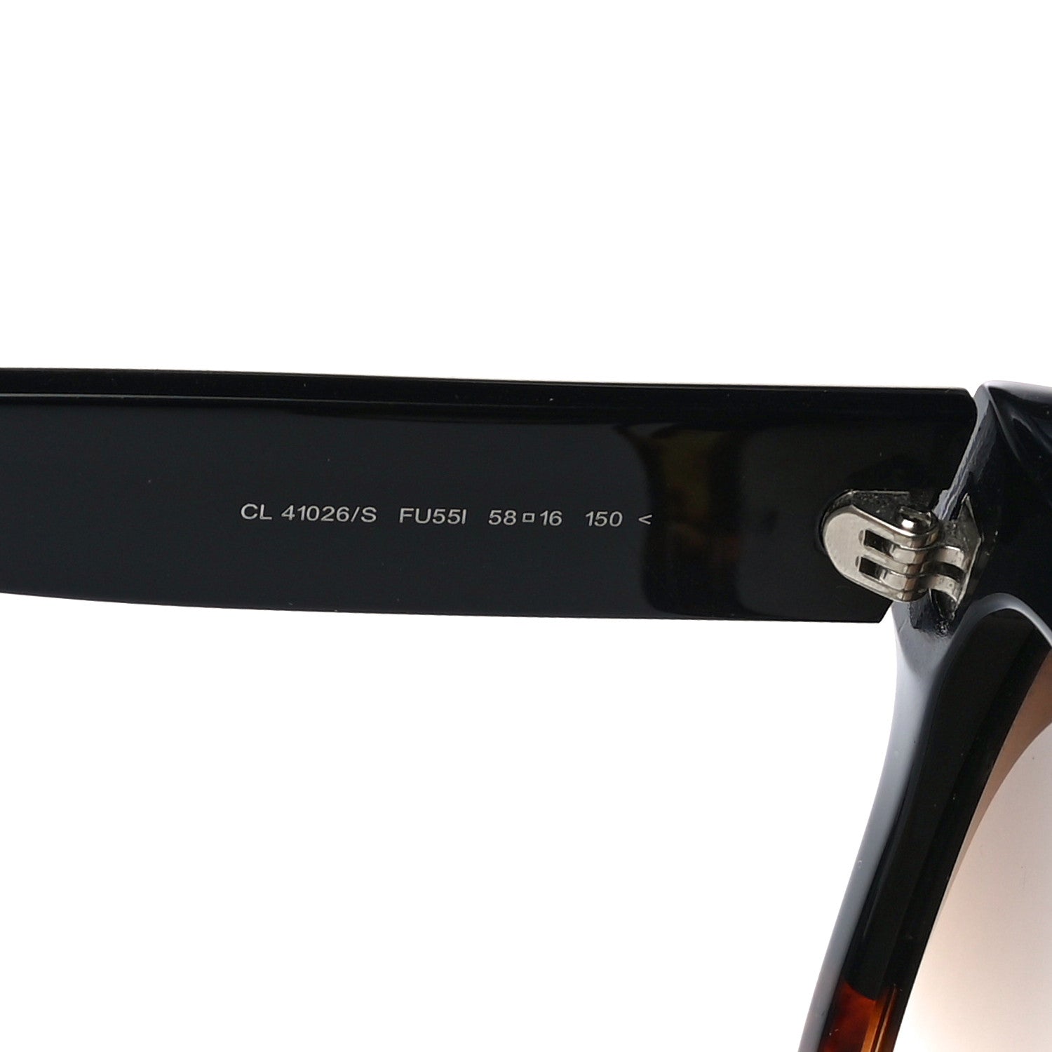 Celine Shadow Sunglasses CL 41026/S Black Havana 6 of 6