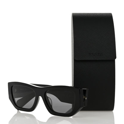 Prada Acetate Pillow Sunglasses SPR A01 Black 8 of 8