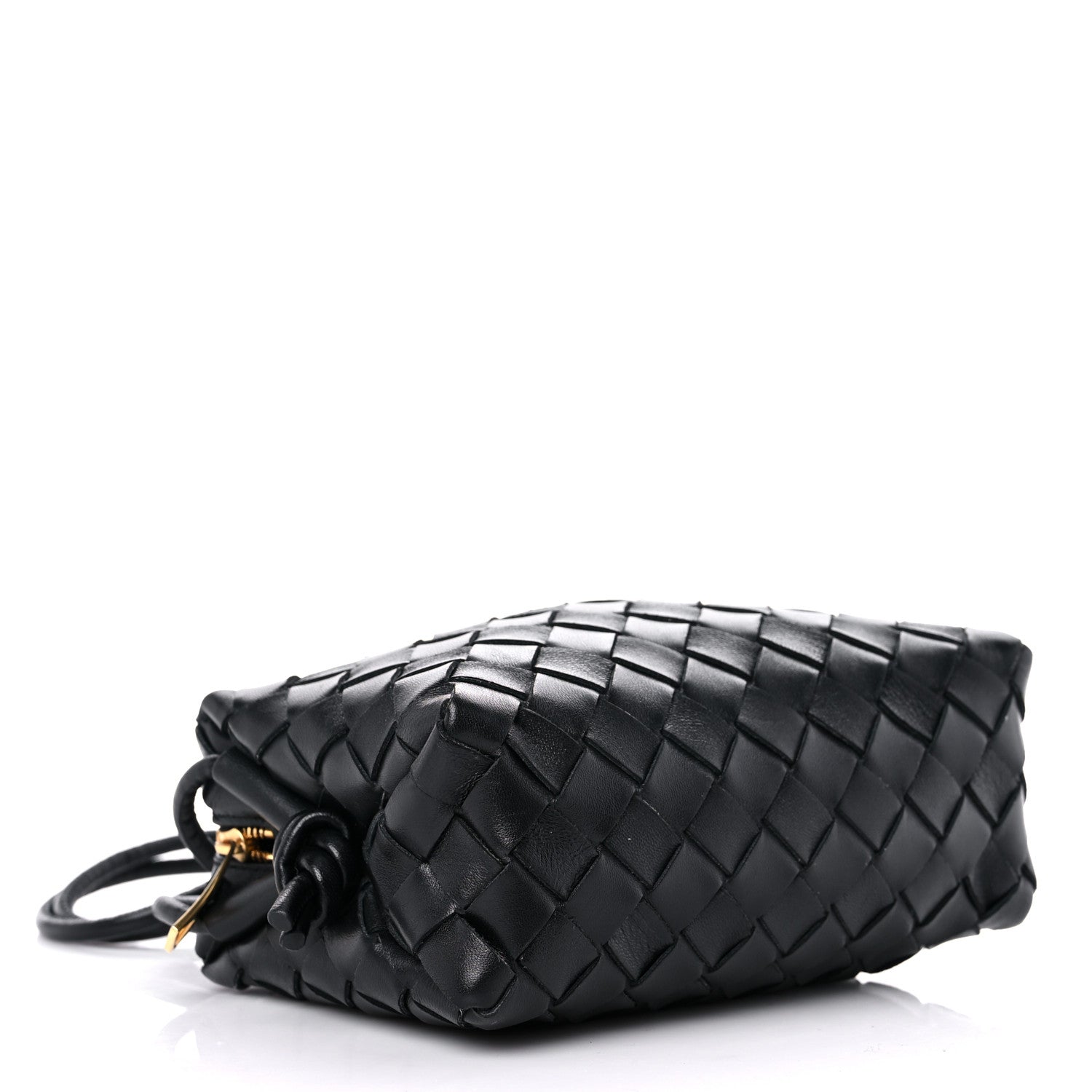 Bottega Veneta Nappa Intrecciato Mini Loop Camera Bag Black 4 of 10