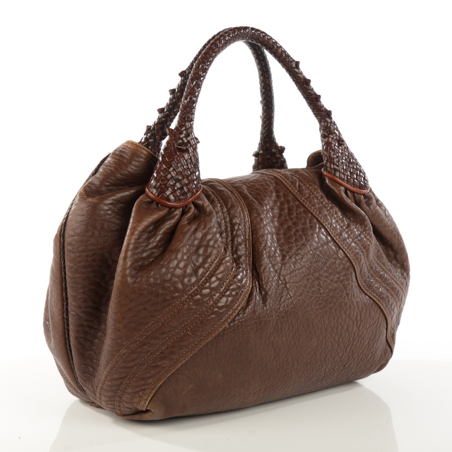 Fendi Nappa Nuvolata Spy Cognac 3 of 11