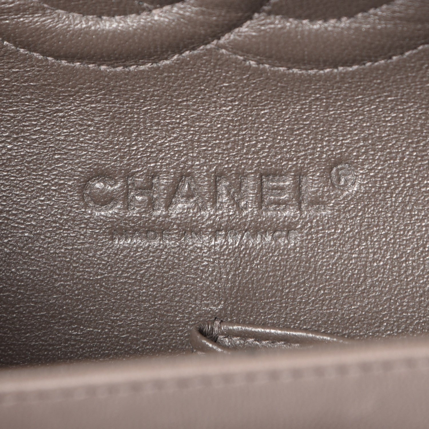 Chanel Tweed Quilted Medium Double Flap Grey 7 of 9