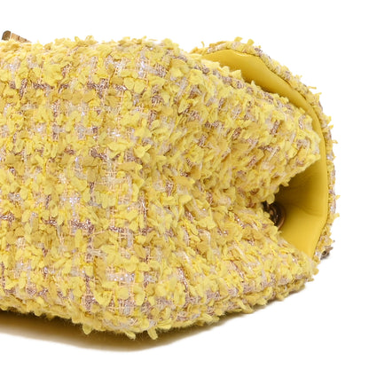 Chanel Tweed Quilted 2.55 Reissue Mini Flap Yellow 10 of 10