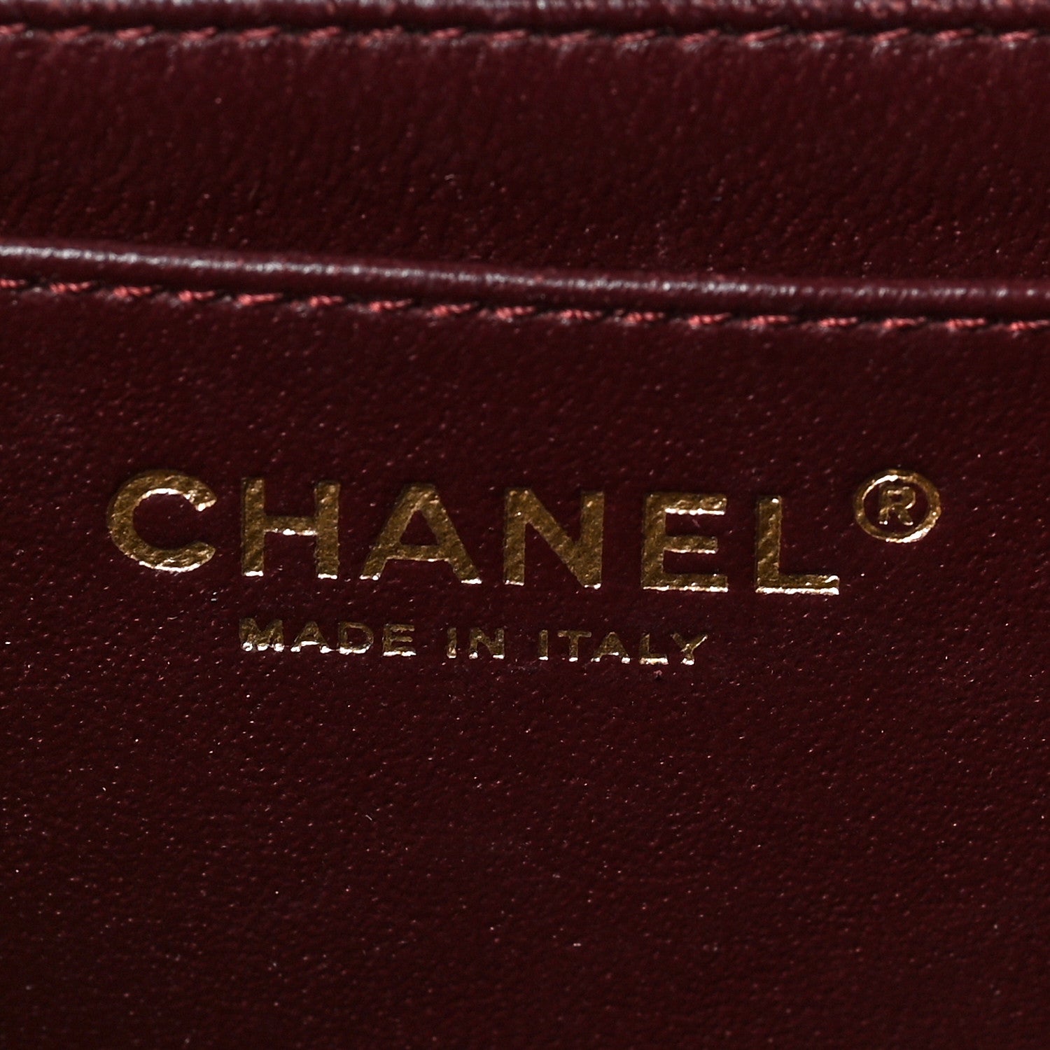 Chanel Lambskin Quilted Medium Two Tone Day Flap Grey Burgundy 6 of 7