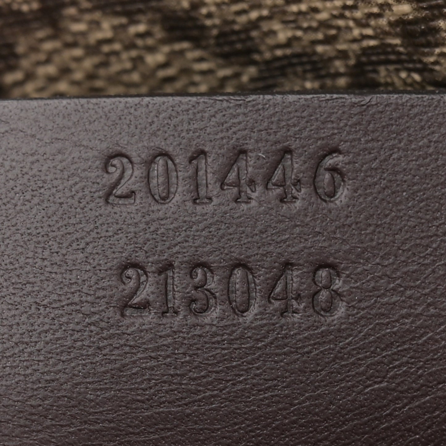 GG Supreme Monogram Medium Flat Messenger Bag Dark Brown