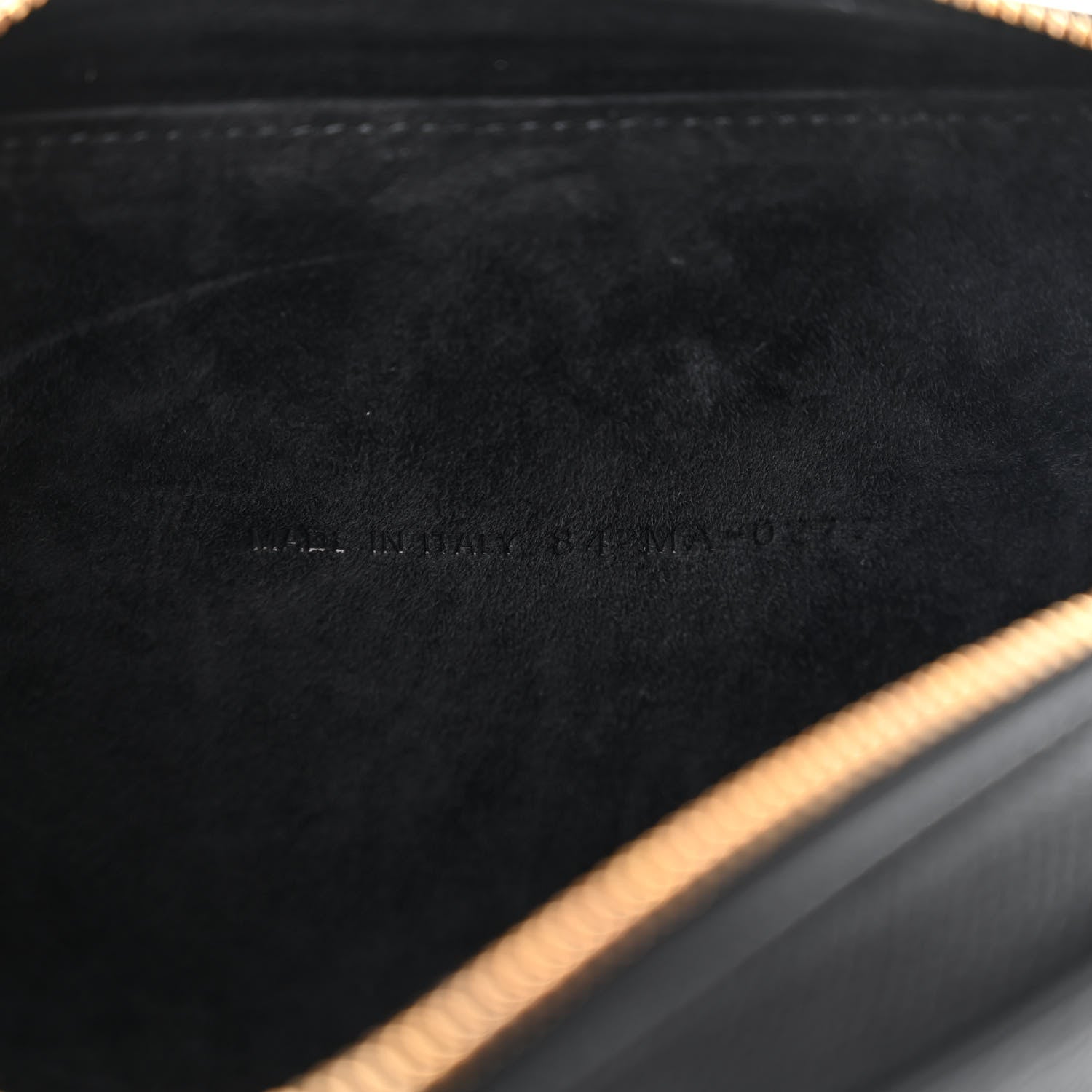 Christian Dior Grained Calfskin Caro Double Pouch Black 8 of 13
