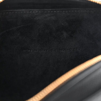 Christian Dior Grained Calfskin Caro Double Pouch Black 8 of 13