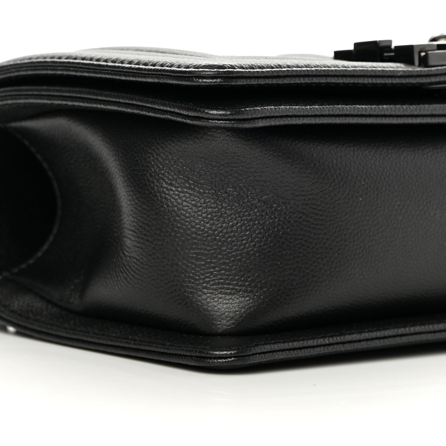 Caviar Quilted Small Boy Flap So Black