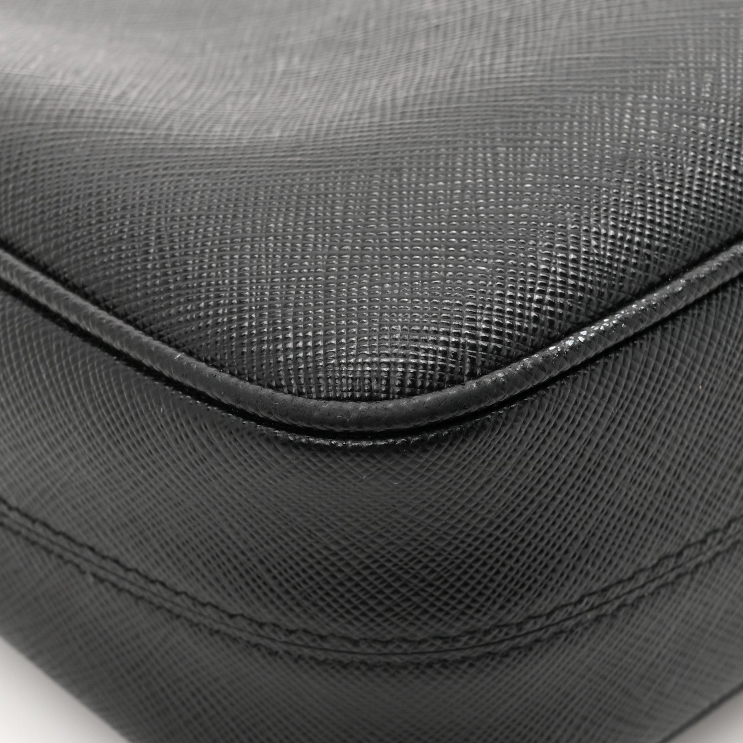 Prada Saffiano Lux Re-Edition 2005 Shoulder Bag Black 10 of 11