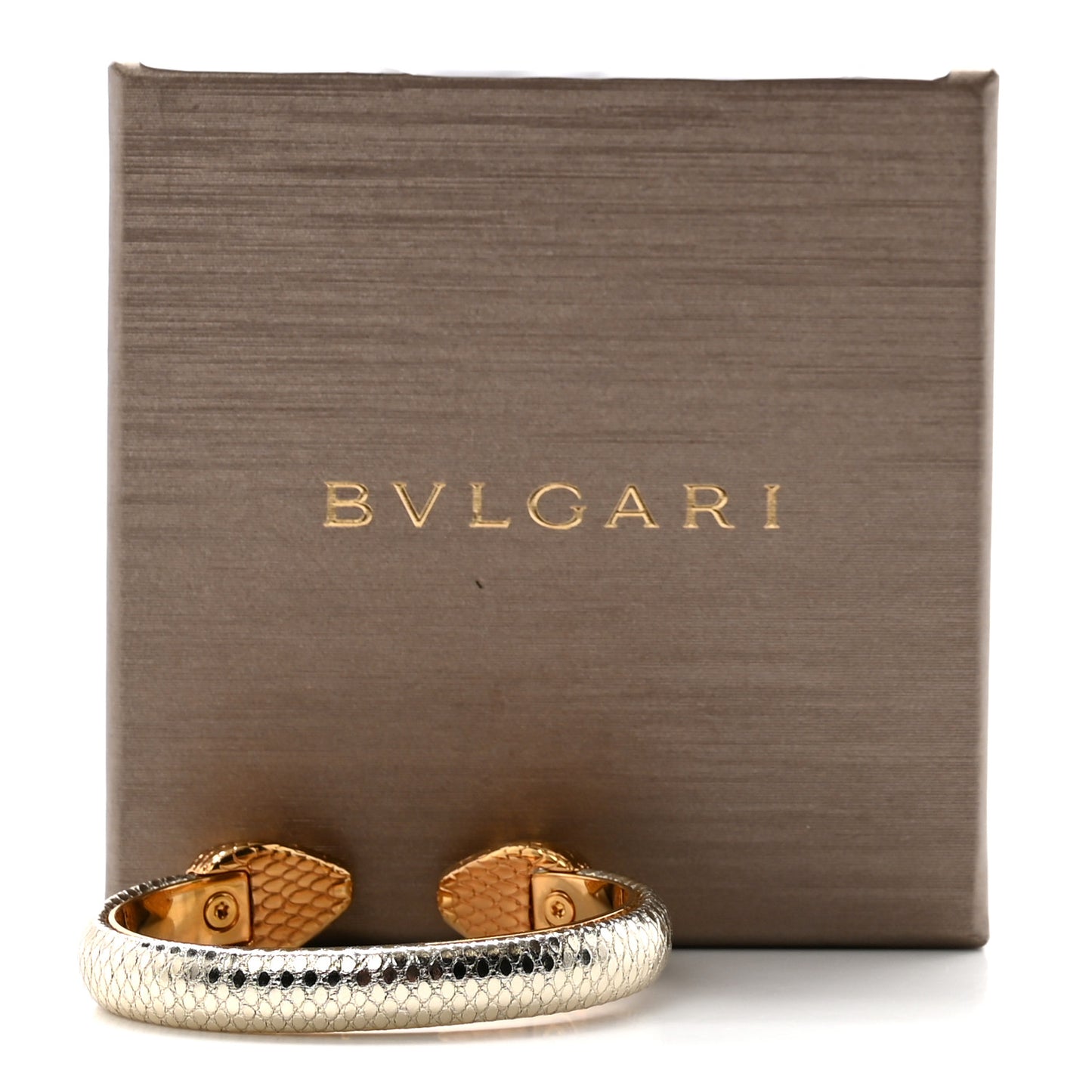Metallic Karung Serpenti Forever Bracelet Gold